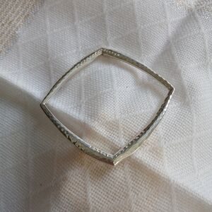 Brighton Retired Bilbao Square Bangle, Silver  Bracelet